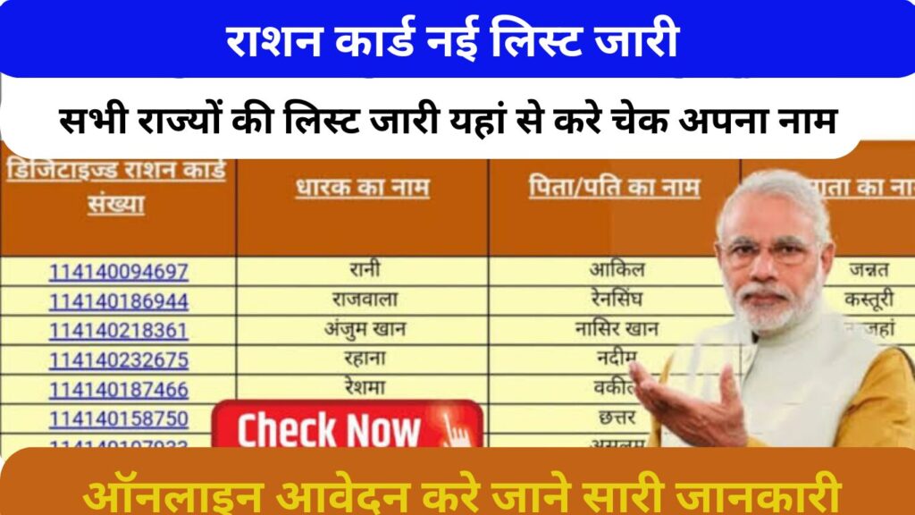 Ration Card List 2024 : राशन कार्ड की निकली नई लिस्ट  / यहां से करें चेक अपना नाम / Ration Card New Update देखें पूरी प्रक्रिया