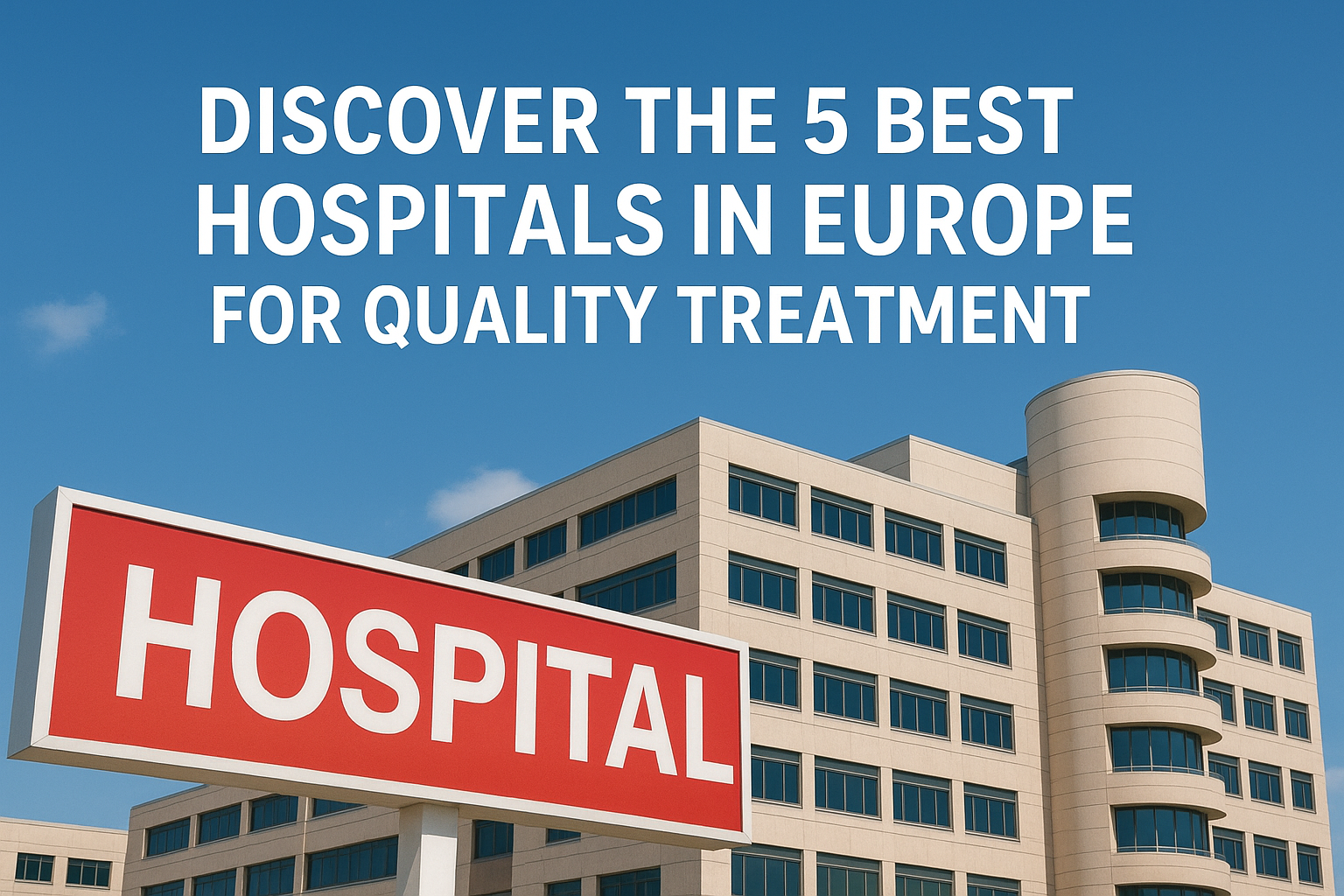 Discover the 5 Best Hospitals in Europe for Quality Treatment